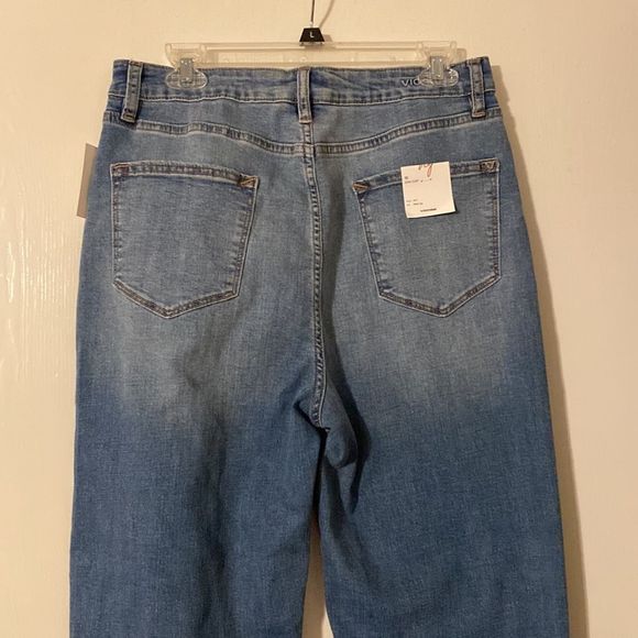 Vigoss Joni Wide Cuff Crop jeans size 12 BNWT - Picture 5 of 5